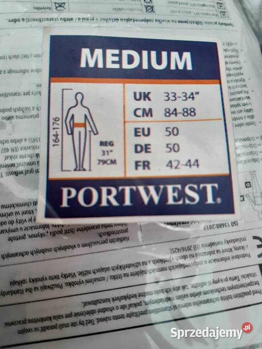 Nowe Spodnie Robocze Ogrodniczki Portwest Texo Odzież i obuwie robocze Drezdenko