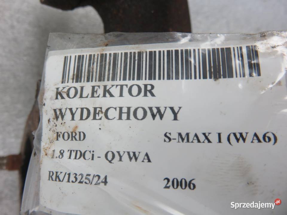 KOLEKTOR WYDECHOWY FORD S I 18 TDCi 4M5Q9428AB