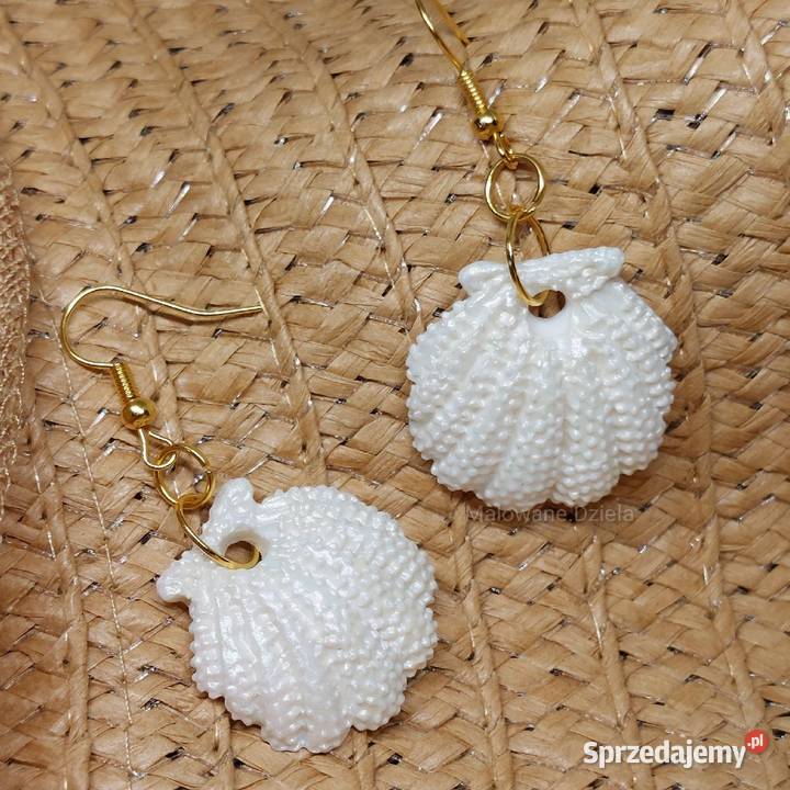 Kolczyki ręcznie robione muszelki sprzedam