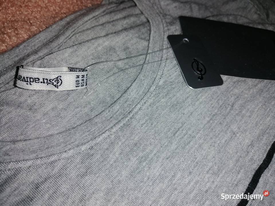 szara bluzka STRADiVARiUS wiskoza NOWA z metką M Rozmiar 38(M) Leszno