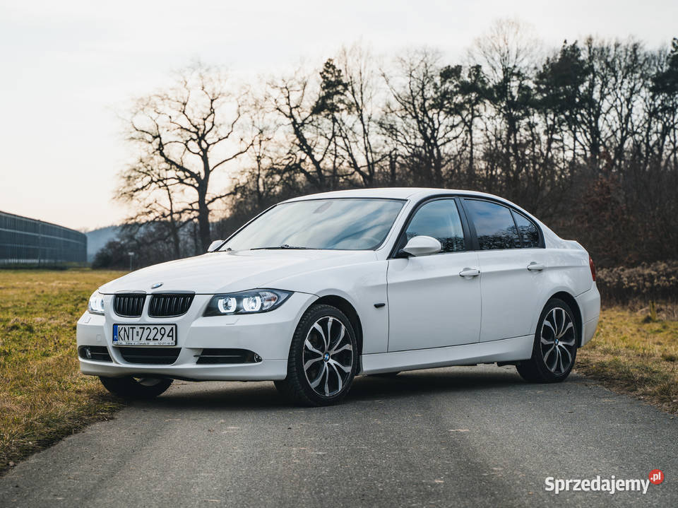 BMW E90 320D biała automat Połom Duży