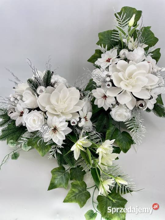 Elegancki komplet świątecznych wiązanek Latosówka sprzedam