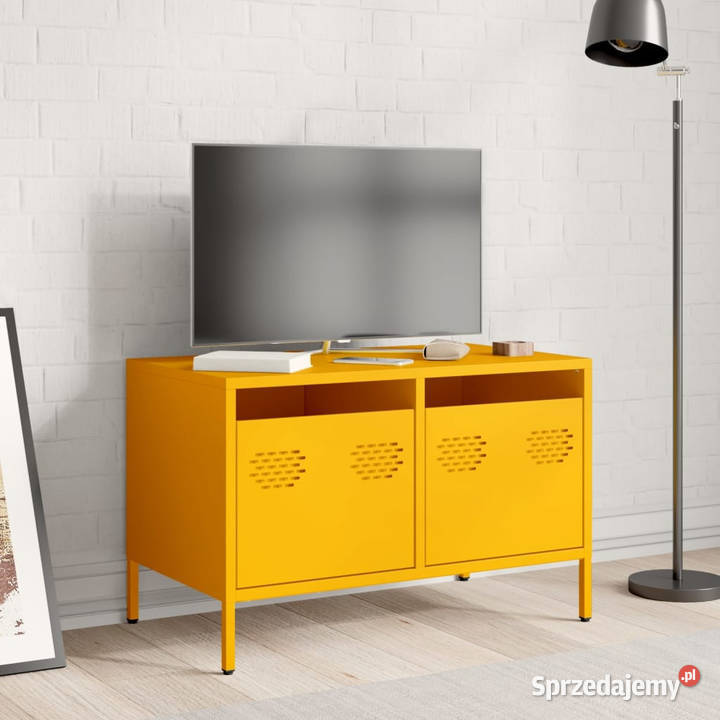 Szafka RTV musztardowa 68x39x435 stal walcowana mazowieckie