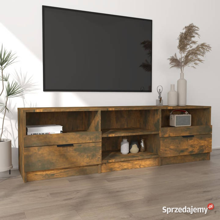 Szafka pod telewizor przydymiony dąb 150x335x45 Warszawa