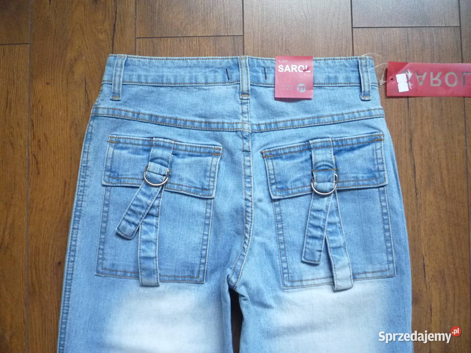 Nowe Sarol 34XS Spodnie jeansowe rozszerzane zachodniopomorskie Szczecin