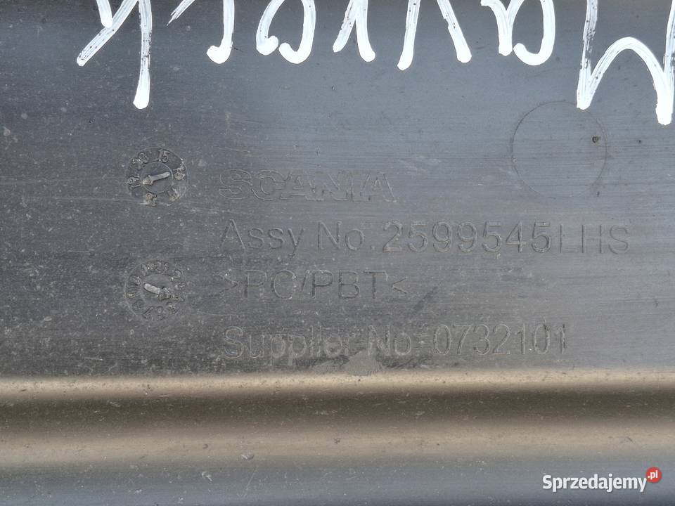 SCANIA R S BŁOTNIK PRZEDNI LEWY NADKOLE LISTWA ciężarowe lubuskie Bieleń