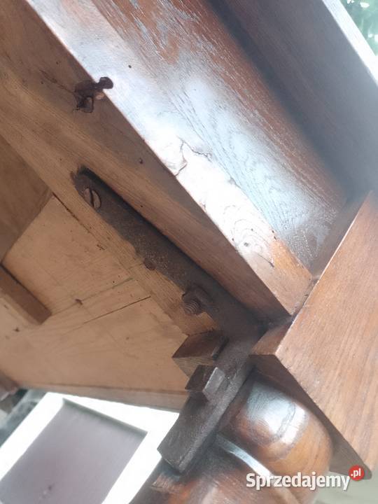 Stół dębowy rozkładany antyk Osse