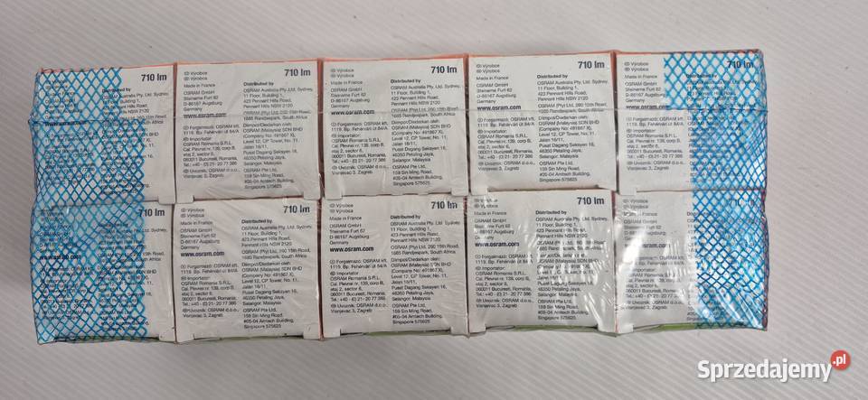 Zestaw 10 Żarówek OSRAM Classic A 60W E27 Biłgoraj sprzedam