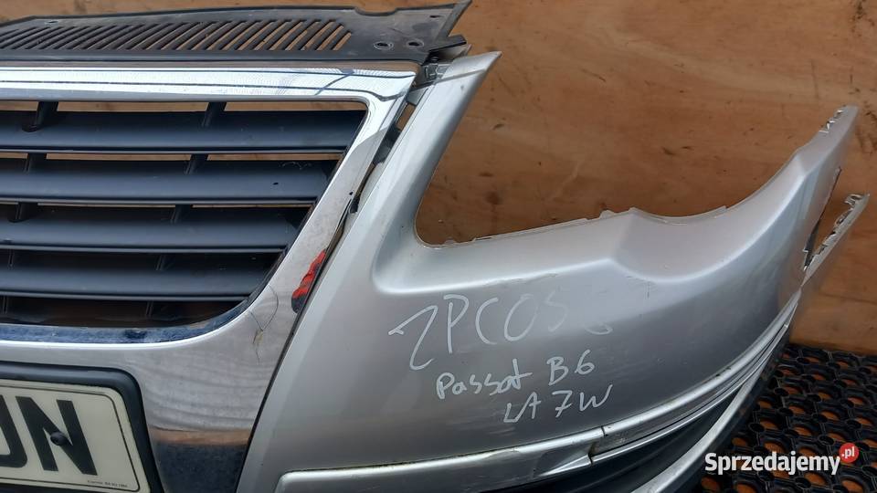 VW PASSAT B6 ZDERZAK PRZÓD LA7W Zbierkowo