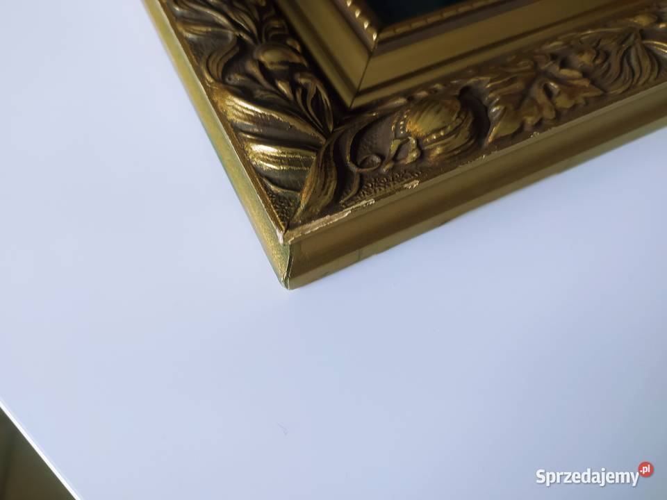 obraz w ozdobnej drewnianej ramie Sztuka współczesna mazowieckie Warszawa