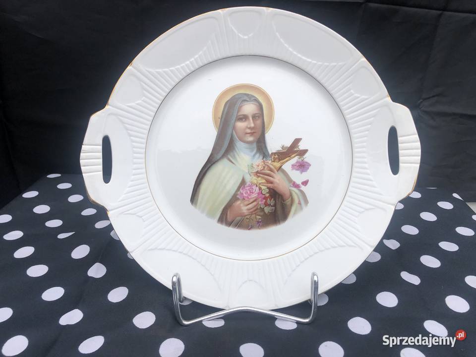 Św Teresa talerz Łowicz sprzedam