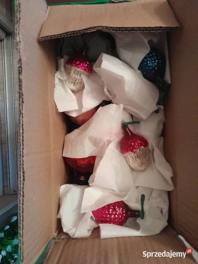 Ozdoby choinkowe z prl