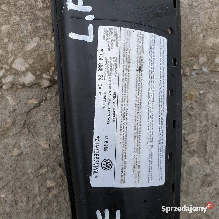 VW BEETLE AIRBAG PODUSZKA FOTELA LEWA 1C0880241C
