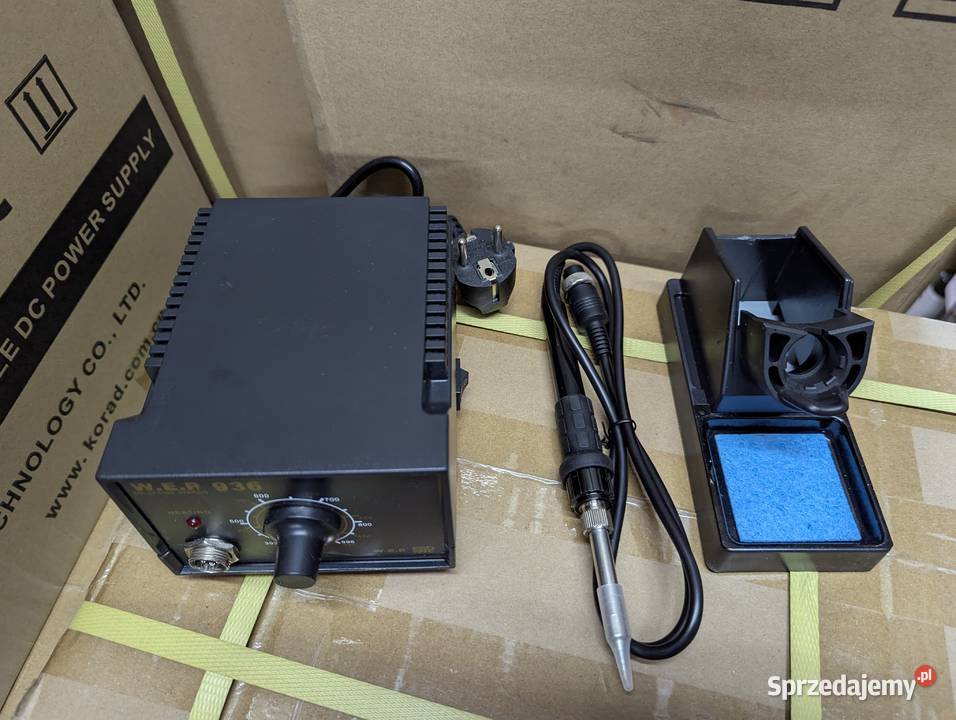 Stacja lutownicza kolbowa grotowa WEP 936 60W Elektronika Zawiercie sprzedam