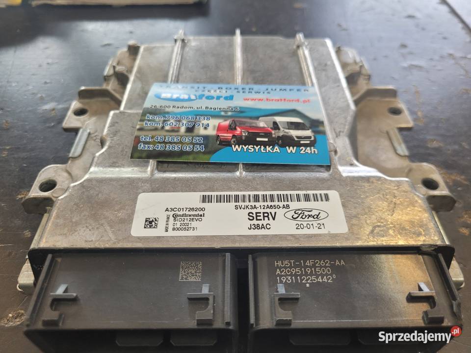 KOMPUTER FORD TRANSIT SVJK3A12A650AB 2271575 Części samochodowe Radom