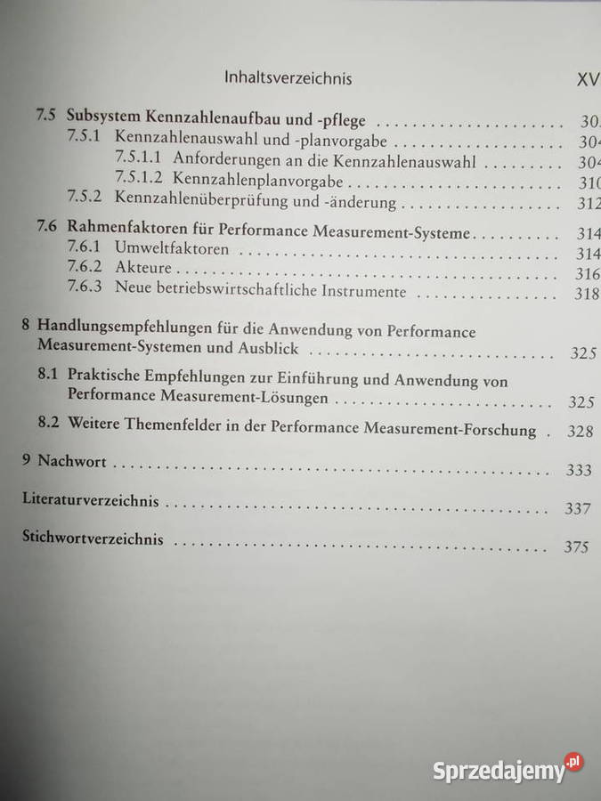 Performance MeasurementRonald Gleich Poznań