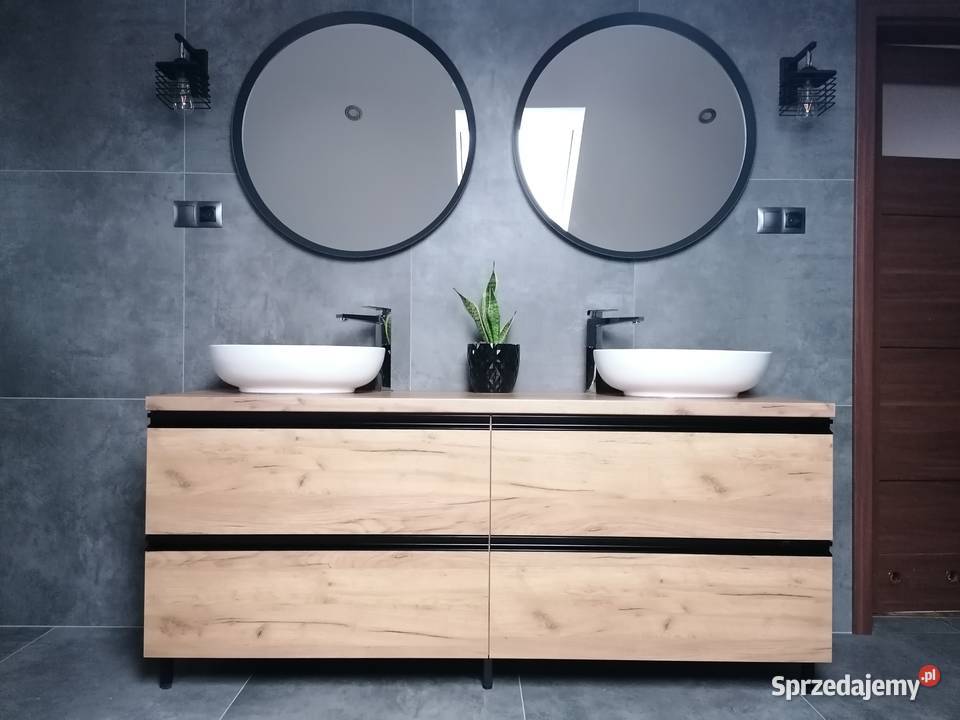 Szafka pod umywalkę nablatową -meble łazienkowe na wymiar