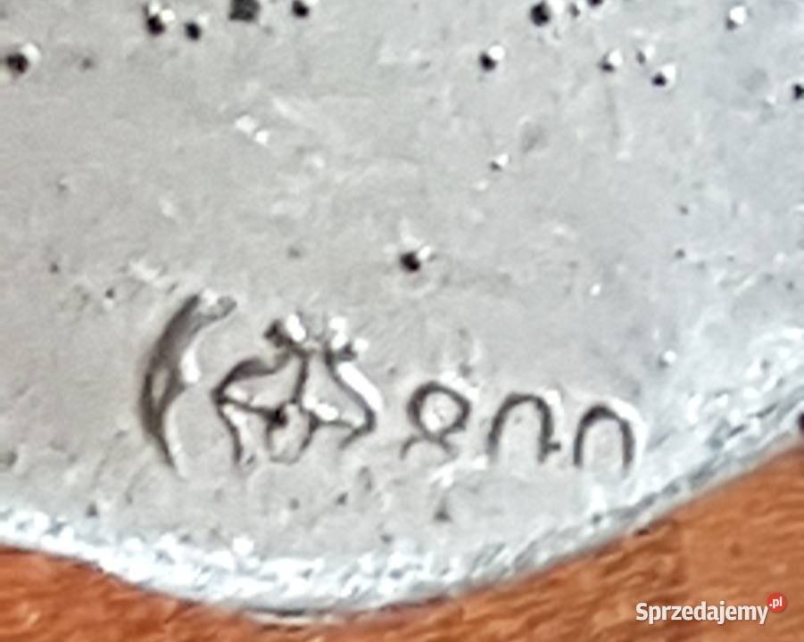 Broszka srebro XIX wiek Prusy Wschodnie Orneta