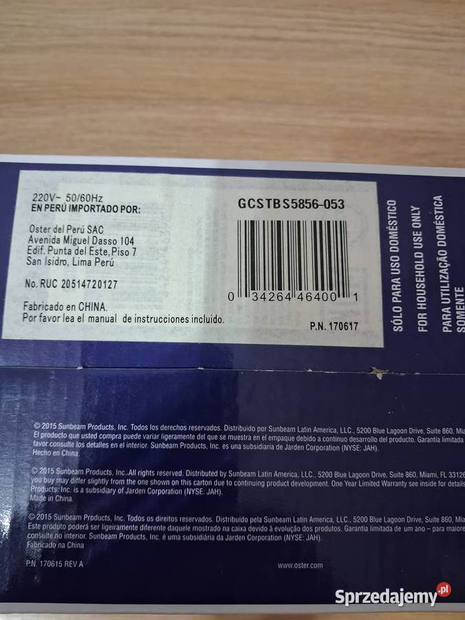 Nowe żelazko elektryczne parowe Oster GCSTBS5856 Płock