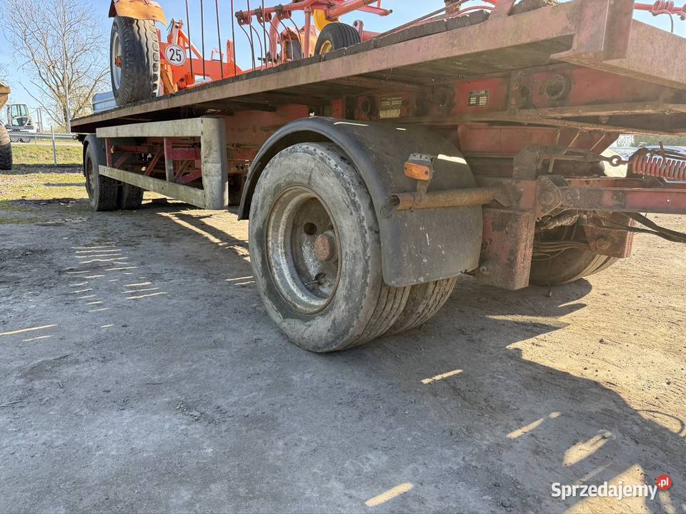 Huffermann przyczepa rolnicza zawieszenie resor nieuszkodzony Przyczepy rolnicze Solnica sprzedam