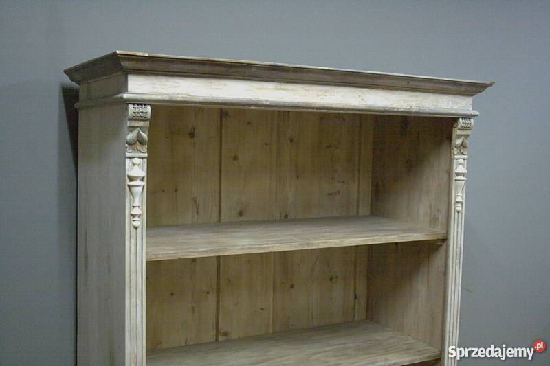 PIĘKNY REGAŁ EKLEKTYK OCZYSZCZONY ANTYK IMPRESJA Meble Radzymin