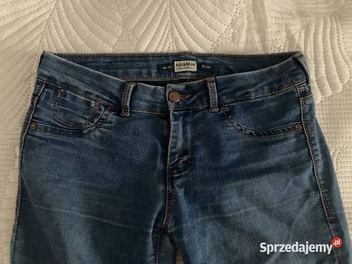 Jeansy rurki Pull Bear S Ząbki