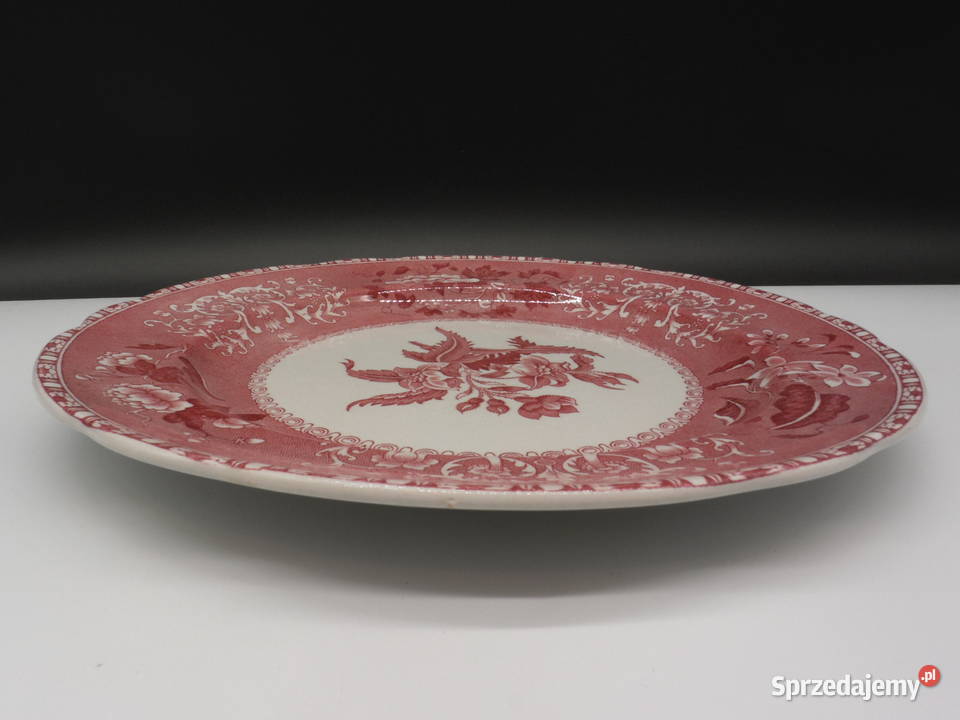 Angielski talerz obiadowy Spode Pink Camilla 26 Raszków