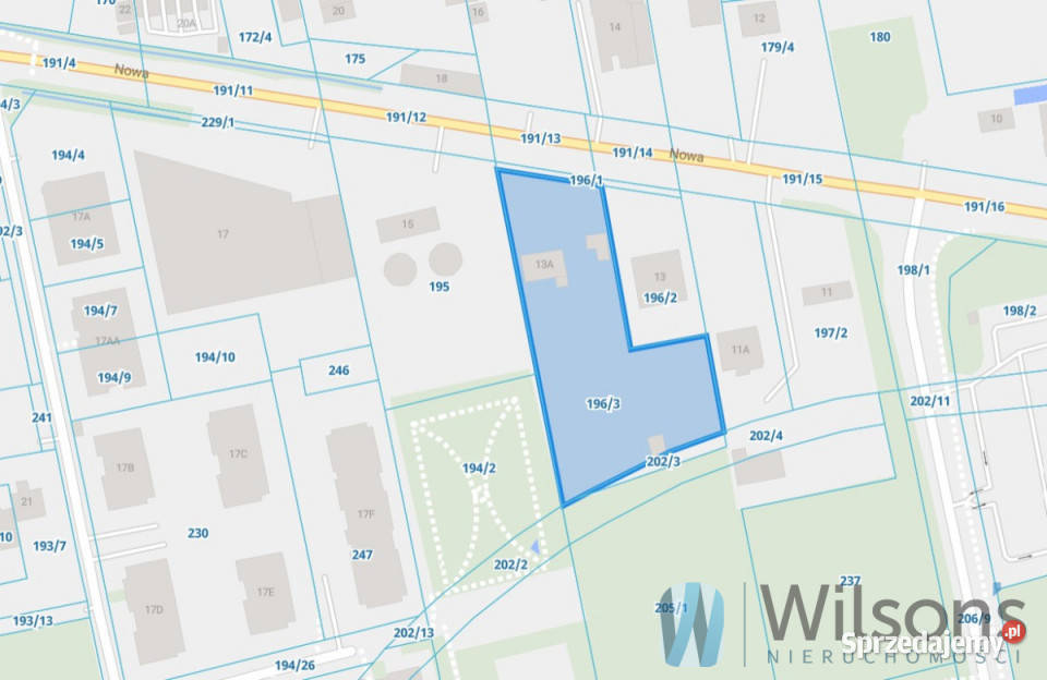 Grunt 3270 metrów Stara Iwiczna Nowa