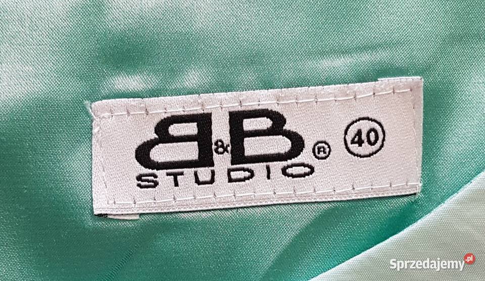 Damska elegancka sukienka miętowa na ramiączkach Chrzanów