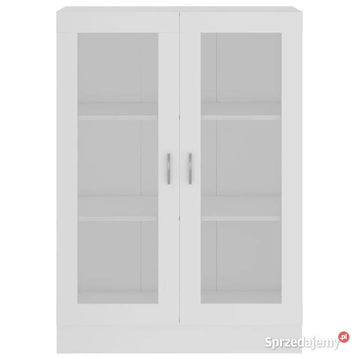 Witryna biała 825x305x115 materiał Warszawa sprzedam