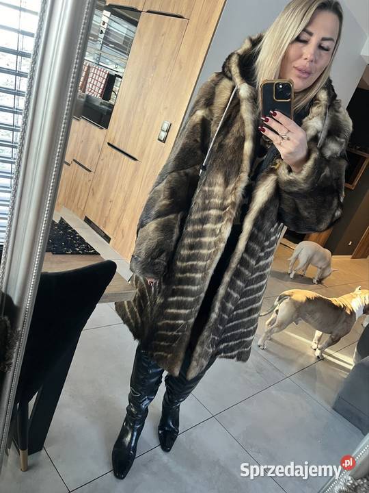 Sprzedam w stanie idealnym futro z wilka LXL Kraków