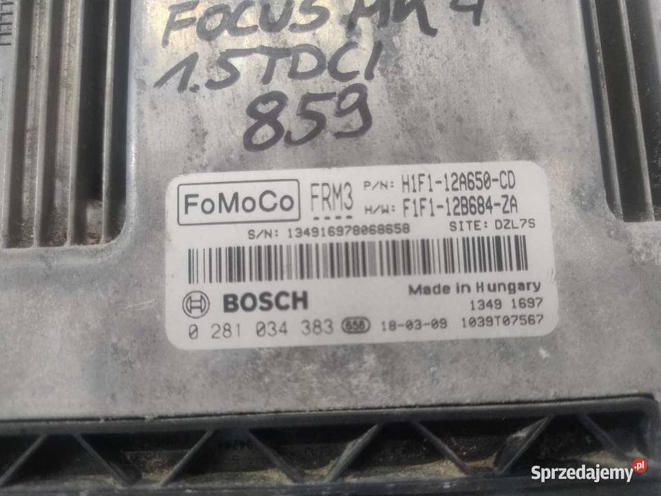 KOMPUTER SILNIKA FORD FOCUS MK4 15 TDCI osobowe