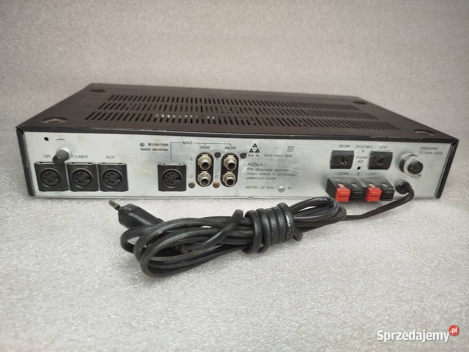 Wzmacniacz Radio Acustika SP 3015 Unitra PW3015 Zgierz