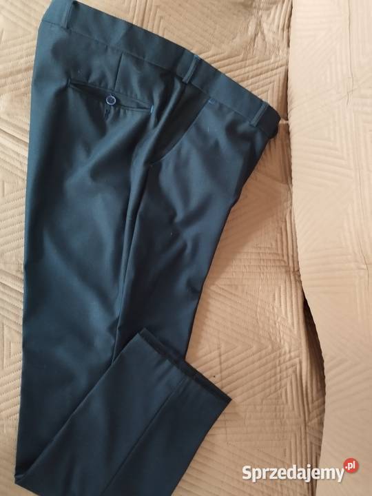 Elegancki garnitur męski ciemny granat ALJEKA Warszawa