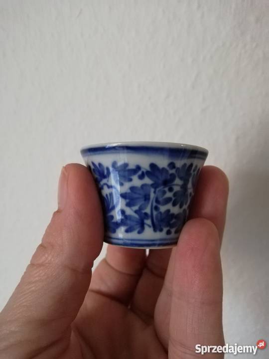 Stara porcelana naparstki wzór cebulowy Ropa