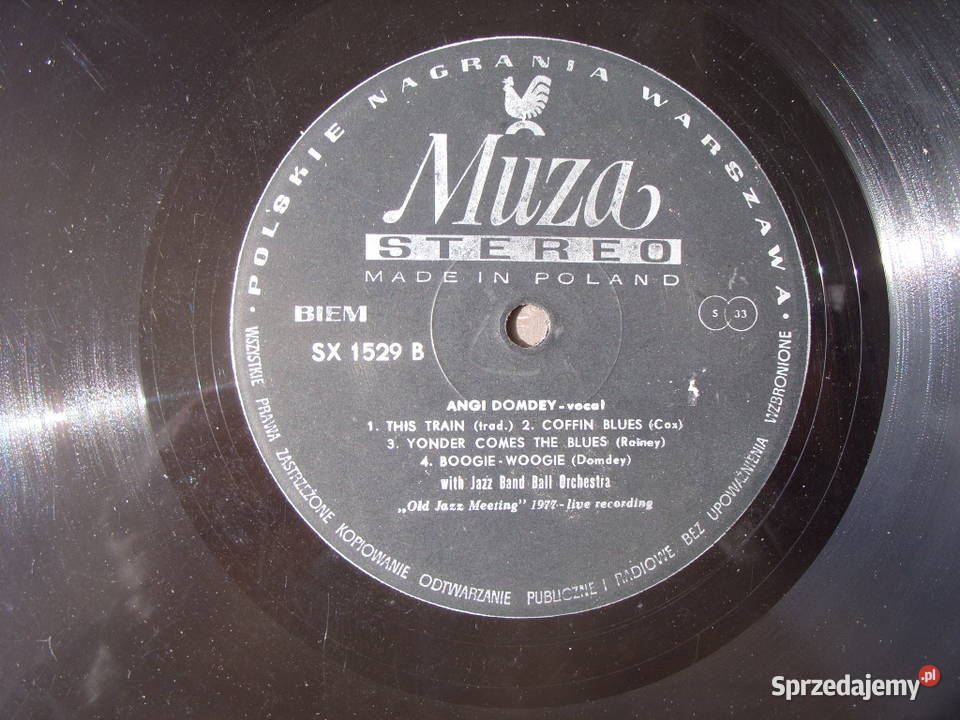 Jazz LP Wallace DavenportAngi Domdey MUZA Wołów