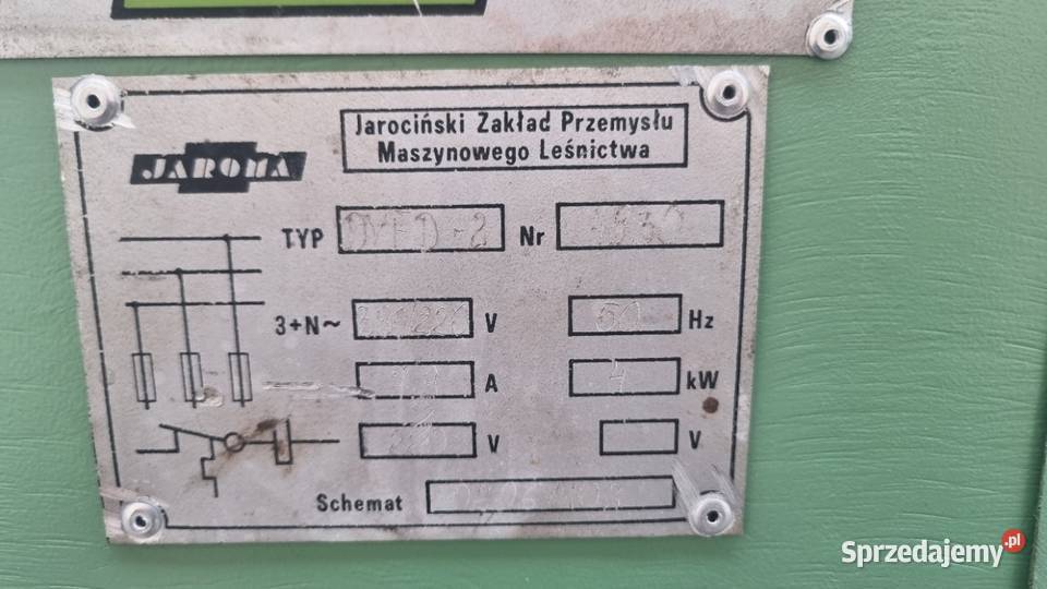 Piło Frezarka JAROMA DYFD2 pomorskie Karsin