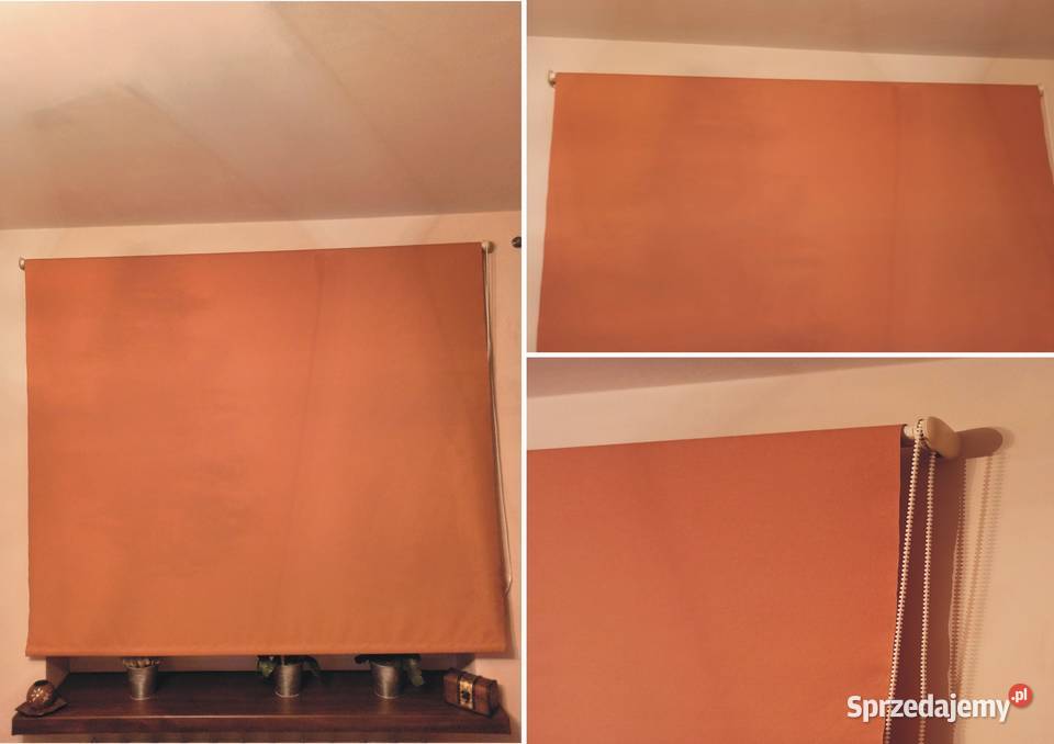 Roleta naścienna wolnowisząca przygaszona Wystrój okien lubelskie
