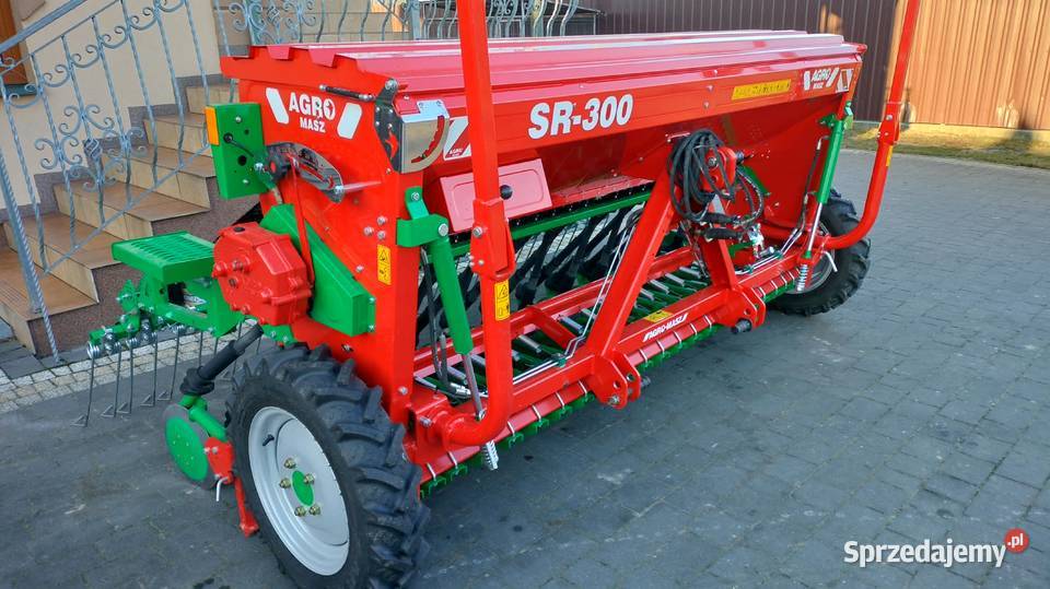 Siewnik zbożowy AGROMASZ SR 300 z 2020 roku stan Łuków sprzedam