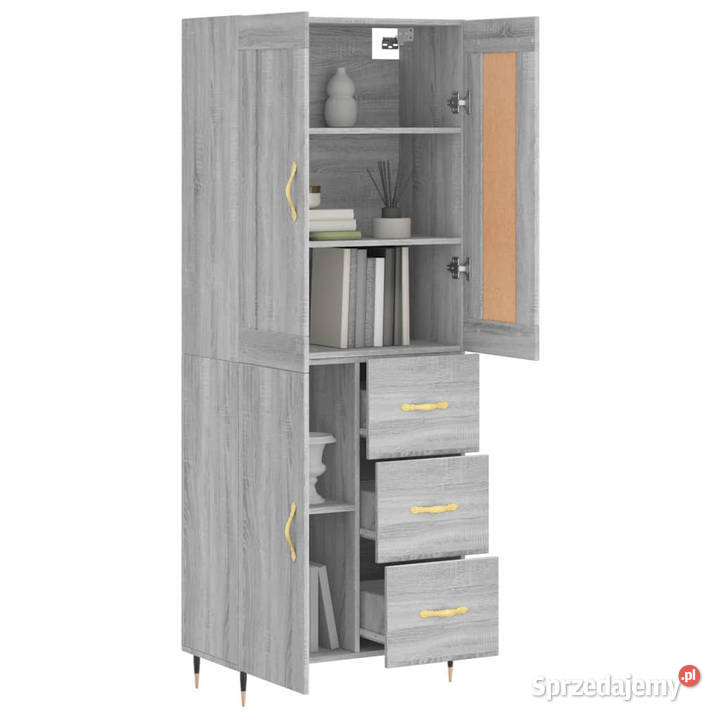 Witrynka szary dąb sonoma 695x34x180 materiał Warszawa