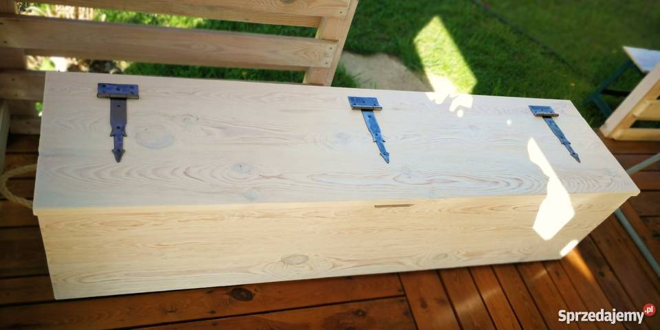 Skrzynia rustykalna siedzisko kufer ława ławka Krasów