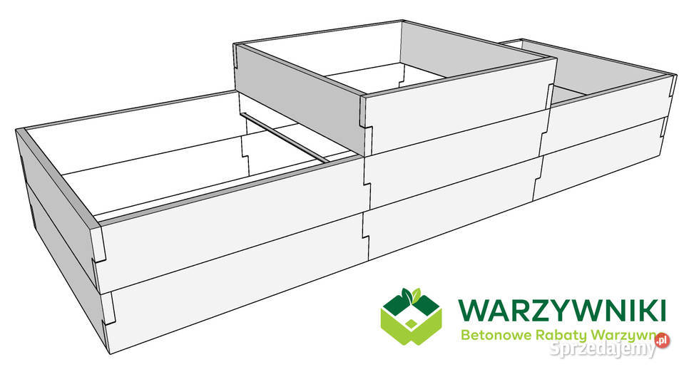 Warzywnik betonowy Skrzynia na warzywa Rabata Górno sprzedam