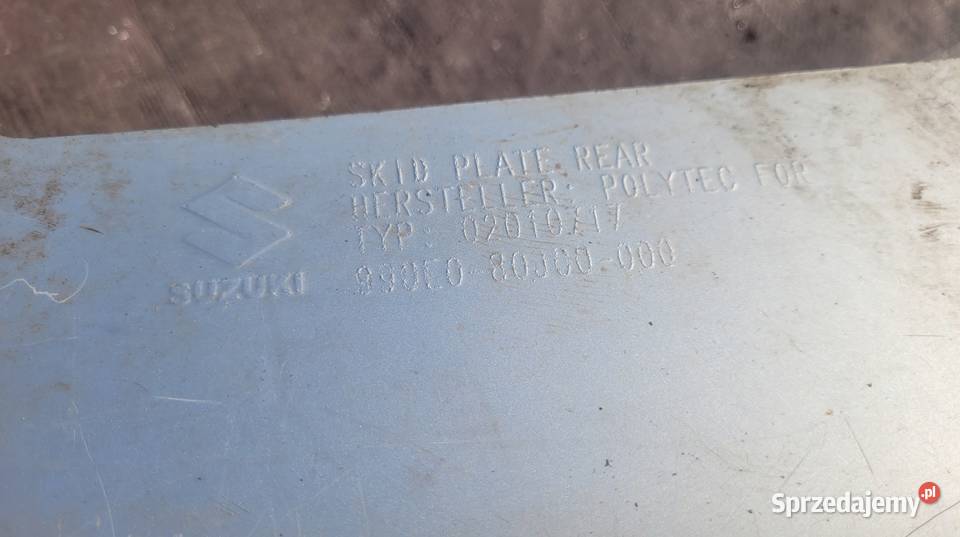 SUZUKI SX4 SPOILER DOKŁADKA ZDERZAKA TYŁ