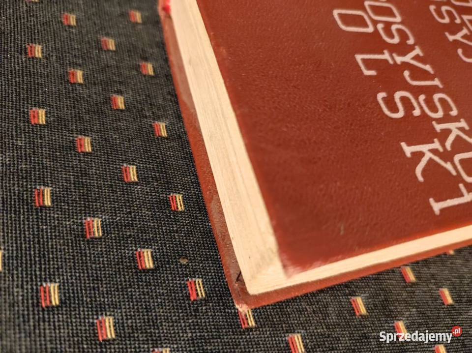 Słownik polskorosyjski rosyjskopolski 1969 twarda Kielce