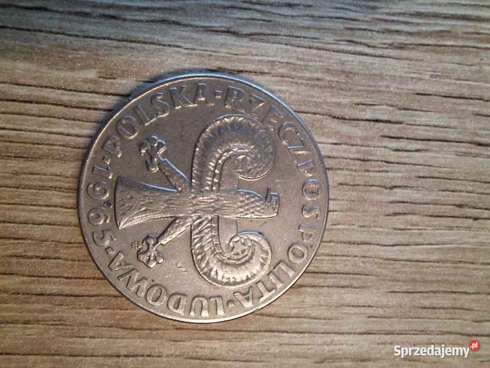 Moneta stara 10zl1965 lubuskie Cybinka