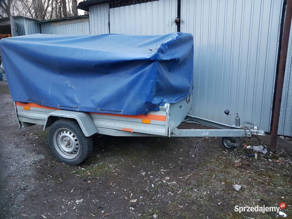 uszkodzona przyczepa Tema Eco zarejestrowana z 750kg Kraków sprzedam