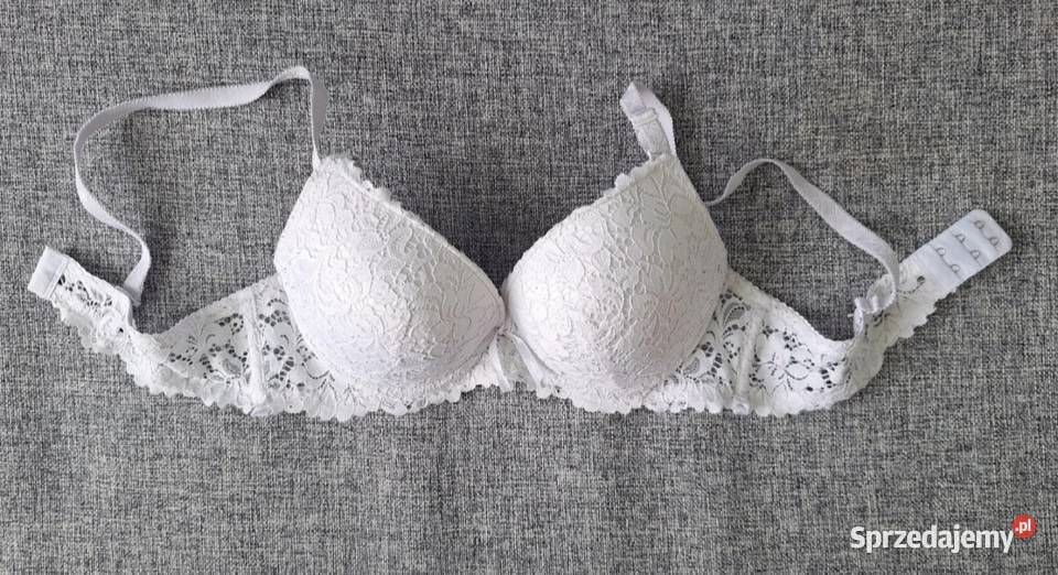 Biały usztywniany biustonosz 80C Biustonosze zachodniopomorskie Darłowo