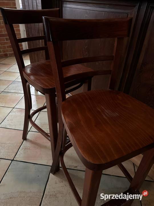 Hokery drewniane Paged 6 sztuk Hokery Olsztyn