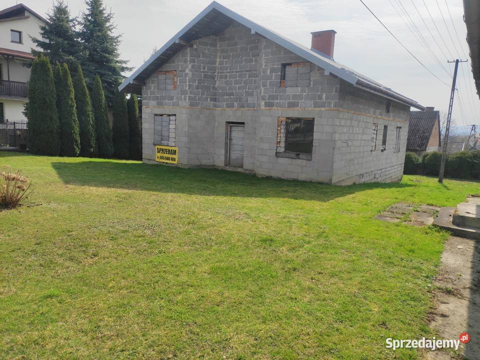 Dom w Warzycach w stanie surowym Sprzedaż Warzyce sprzedam
