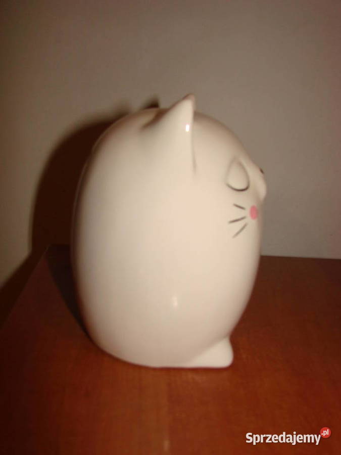 Kot ceramiczna skarbonka Pruszcz Gdański